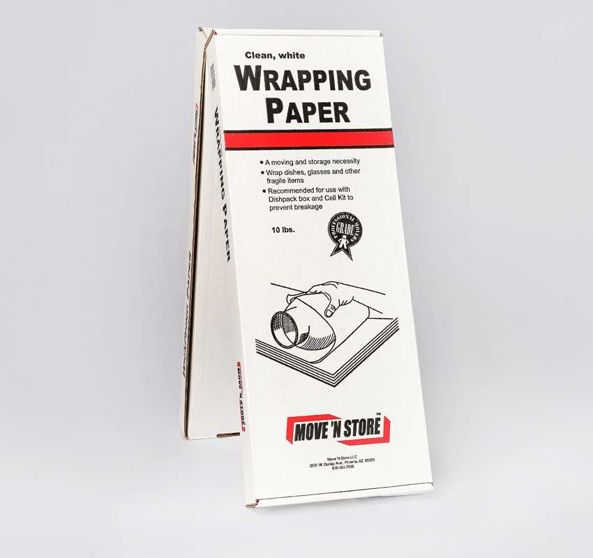 Protective wrapping paper for moving a house