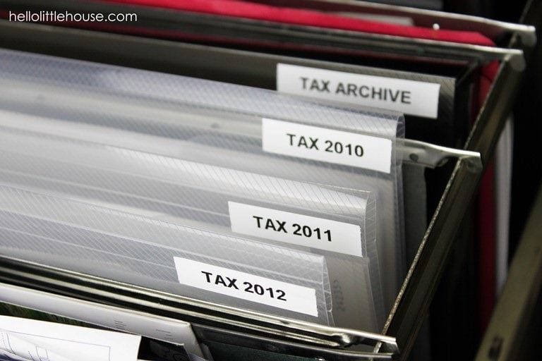 Tax files HLH | Spring Cleaning Tips - Items You Should Keep | Amazing Spaces Storage Centers