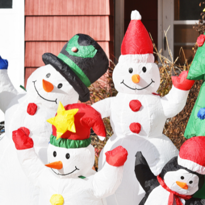 Remove Outdoor Decorations to get Organized After Christmas