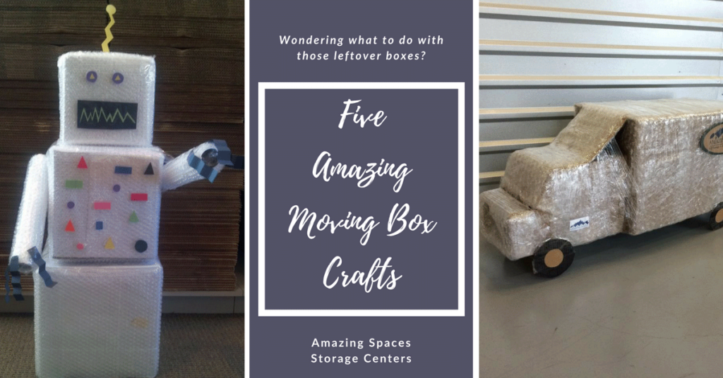 Amazing Moving Box Crafts | Five Amazing Moving Box Crafts You Can Make Today | Amazing Spaces Storage Centers