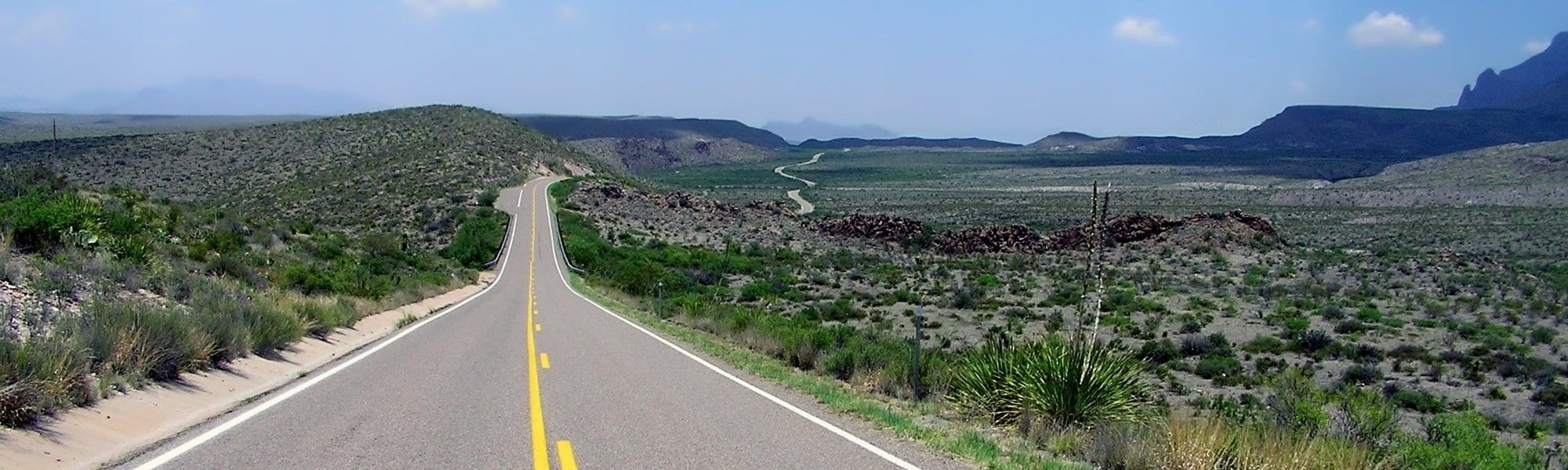 image of desert highway