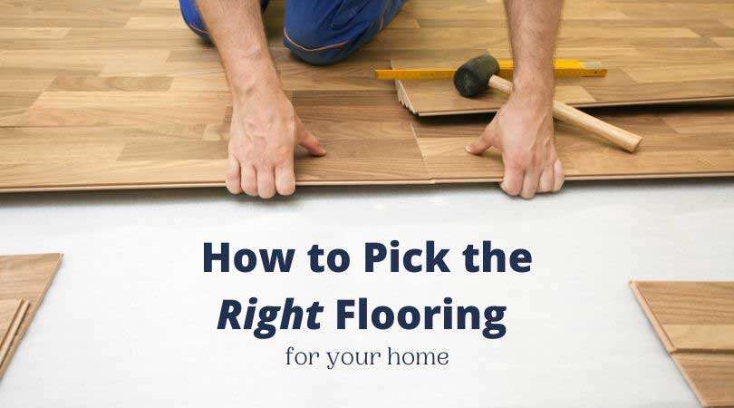 How to select flooring for a home blog facebook image