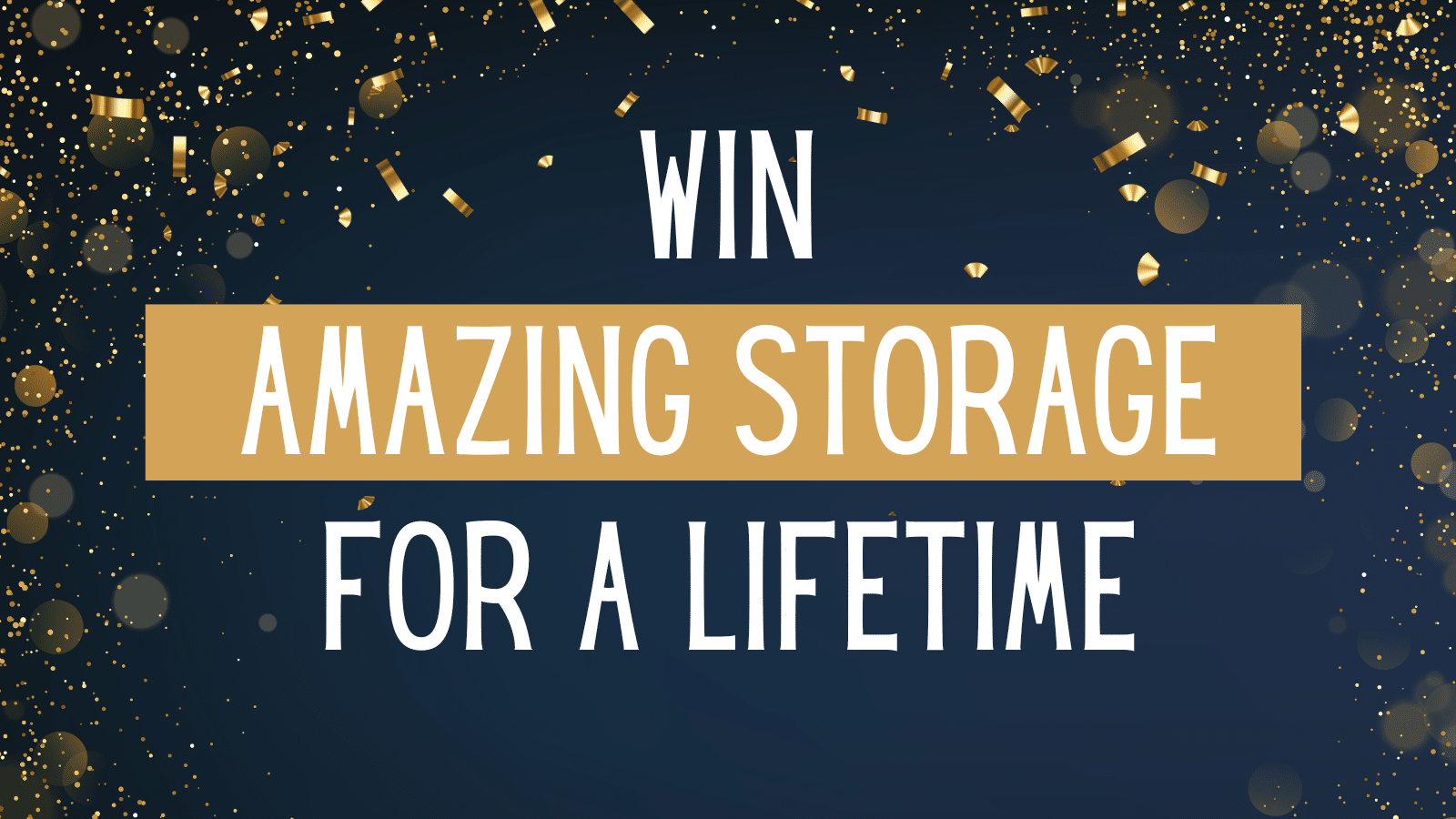 Free Storage Giveway Social | Cheers to New Beginnings and 25 Years! | Amazing Spaces Storage Centers